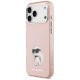 Karl Lagerfeld IML Aquarelle Choupette MagSafe Case for iPhone 17 Pro Max, Pink