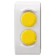 Kompaktiškas RGB LED šviestuvas Newell RGB Cutie Pie, baltas