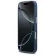 Guess 4G Triangle Logo MagSafe dėklas iPhone 17 Pro telefonui, mėlynas