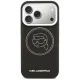 Karl Lagerfeld K Head Point Logo MagSafe dėklas, skirtas iPhone 17 Pro Max, juodas