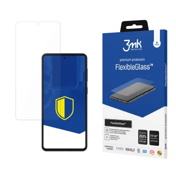 Hibridinis apsauginis stiklas 3Mk FlexibleGlass, skirtas Samsung Galaxy M55