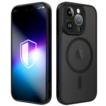 3mk Misty MagCase dėklas iPhone 15 Pro Max telefonui, juodas