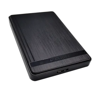 2.5" SATA HDD / SSD išorinis kietojo disko dėklas USB 3.0, juodas