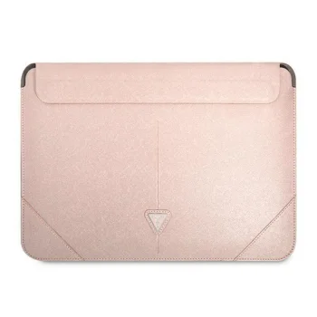 Guess Sleeve Gucs14psatlp 13/14 "pink / Pink Saffiano Triangle Logo