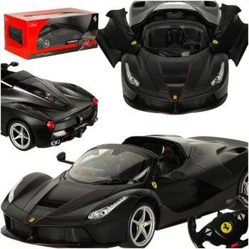 Rastar Ferrari LaFerrari Aperta 1:14 radijo bangomis valdomas automobilis, juodas