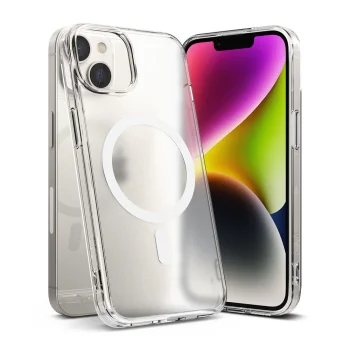 Ringke Fusion Magnetic dėklas Apple iPhone 14 Plus telefonui, Matte Clear