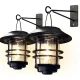 Saulės energijos šviestuvas Forever Light SUNARI FLS-40 LED, juodas