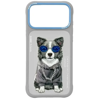 Nimmy Glasses Cool Case for iPhone 17 Pro, Gray