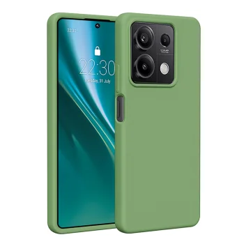 Etteri Silicone Case dėklas, skirtas Xiaomi Redmi Note 13 5G, šviesiai žalias