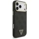 Guess 4G PU odos dėklas iPhone 17 Pro Max su MagSafe, rudas