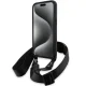 BMW M Edition Carbon Stripe & Strap dėklas iPhone 15 Pro Max, juodas