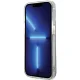Guess IML 4G Gold Stripe dėklas iPhone 15 Pro telefonui, juodas