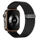 Tech-Protect Nylon dirželis Huawei Watch Fit 3 / 4 / 4 Pro / 5 / 5 Pro laikrodžiui, juodas