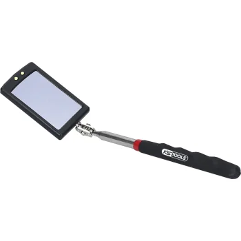 KS Tools lankstus apžiūros veidrodėlis su LED apšvietimu