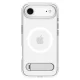 Spigen Ultra Hybrid S Mag dėklas iPhone 17 / 17 Air, skaidrus / baltas
