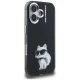 Karl Lagerfeld IML Aquarelle Choupette & Logo iPhone 16 dėklas, juodas