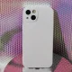 Baltas matinis silikoninis dėklas Samsung Galaxy A54 (SM-A546) telefonui