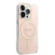 Guess dėklo ir įkroviklio rinkinys iPhone 14 Pro, rožinis