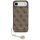 Dėklas Guess 4G Charms Collection MagSafe skirtas iPhone 17 Air, rudas