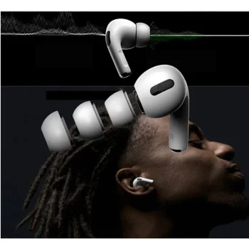 Tech-Protect silikoniniai ausinių antgaliai AirPods Pro 3 (S/M/L), balti