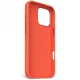 Decoded AntiMicrobial Silicone Stacks dėklas su MagSafe iPhone 16 Pro Max, oranžinis