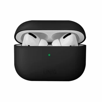 Uniq Lino silikoninis dėklas AirPods Pro įkrovimo dėklui, juodas