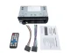 Automagnetola su Bluetooth, USB, AUX, SD, 1-DIN, 4 x 60W, mikrofonas, pultelis