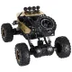Radijo bangomis valdomas automobilis RC Rock Crawler 1:12 4WD metalinis, auksinis
