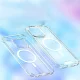 Dėklas Wozinsky Clear Corner Case MagSafe skirtas Samsung Galaxy S25, skaidrus
