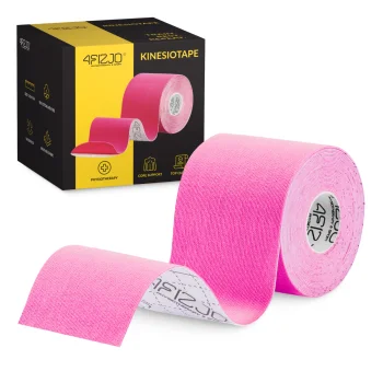 Kineziologinė juosta 4Fizjo 7,5 cm x 5 m, rožinė