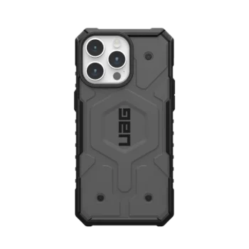 UAG Pathfinder MagSafe dėklas, skirtas iPhone 15 Pro Max, sidabrinis