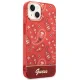 Guess Bandana Paisley dėklas iPhone 14 / 15 / 13 6.1\" GUHCP14SHGBNHR, raudonas