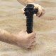 Beach Umbrella Sand Anchor Stand, White