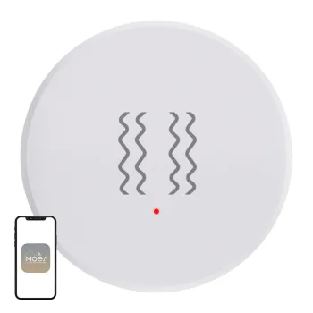 MOES ZSS-S02-VBR-C ZigBee vibracijos jutiklis