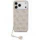 Guess dėklas iPhone 17 Pro Max iš 4G Charms Collection MagSafe, rožinis