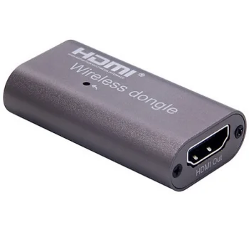 Belaidis HDMI vaizdo perdavimo imtuvas 1080P, pilkas