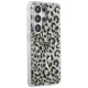 Guess IML Leopard Triangle MagSafe dėklas Samsung Galaxy S26 Ultra, juodas