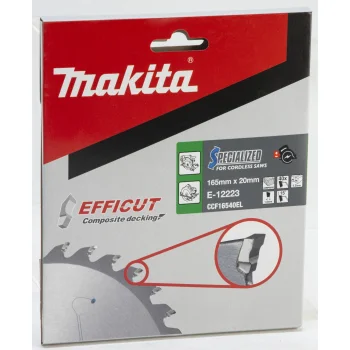 Makita EFFICUT E-12223 diskinio pjūklo diskas WPC 165 x 20 mm, 40T