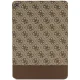 Guess atverčiamas dėklas iPad 10.2\" 4G Stripe Allover, rudas