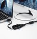 Ugreen HDMI į VGA adapteris su micro USB ir 3.5mm garso jungtimi, juodas