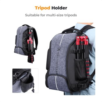 K&F Concept fotoaparato kuprinė 25 L, juoda
