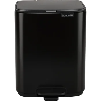 Šiukšliadėžė su pedalu Brabantia Bo 7 l, Matt Black