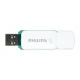 USB atmintinė Philips Snow Edition 256 GB USB 3.0, balta / žalia