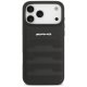 Mercedes AMG Leather Debossed Lines dėklas iPhone 17 Pro Max, juodas