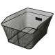 Rallex Metal Rear Bicycle Basket, Black