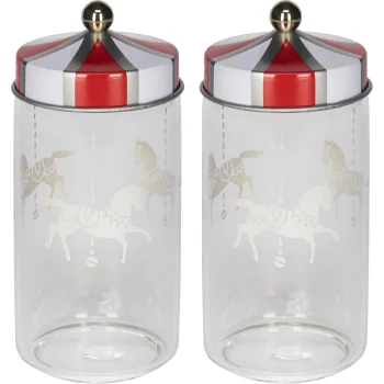 Prieskonių indelių rinkinys Alessi Circus MW68S2 140 ml 2 vnt.