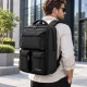 NORLÄNDER Twill Backpack 34 l laptop backpack, black