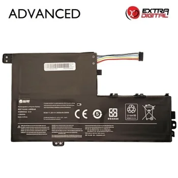 Laptop Battery for Lenovo L15M3PB0, 3400mAh, 11.25V, Extra Digital Advanced