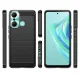 Dėklas telefonui Infinix Hot 20 Play, Carbon Case serija, juodas