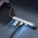 USB šakotuvas Orico AH-A13 (1x USB 3.0, 3x USB 2.0), pilkas